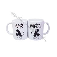 Mr és Mrs páros bögre (Mickey és Minnie)