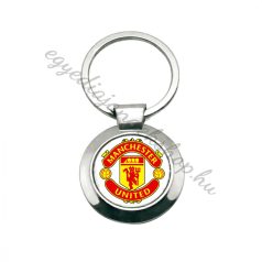 Manchester united kulcstartó (kerek, fém)