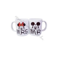 Mr és Mrs páros bögre (Mickey)