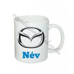 Mazda bögre névvel