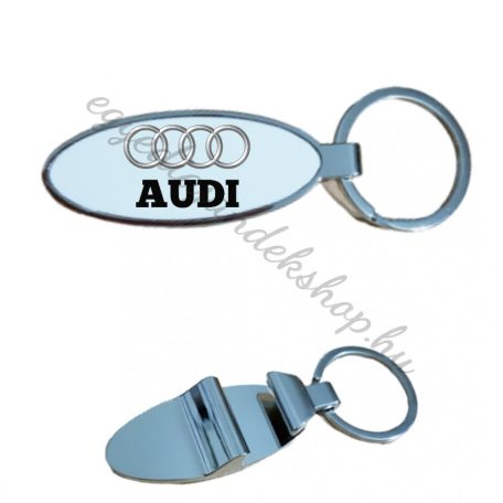Audi kulcstartó sörnyitóval
