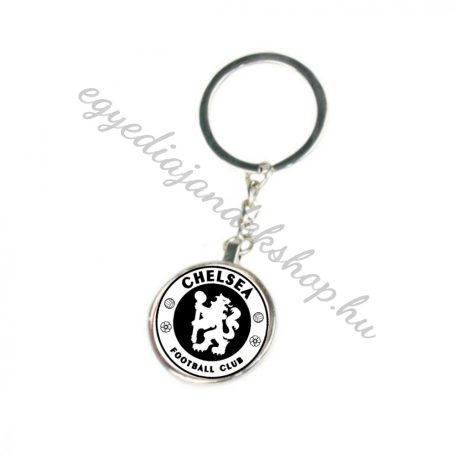 Chelsea focis kulcstartó (fekete)