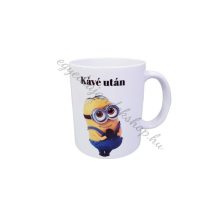 Kávé előtt után bögre