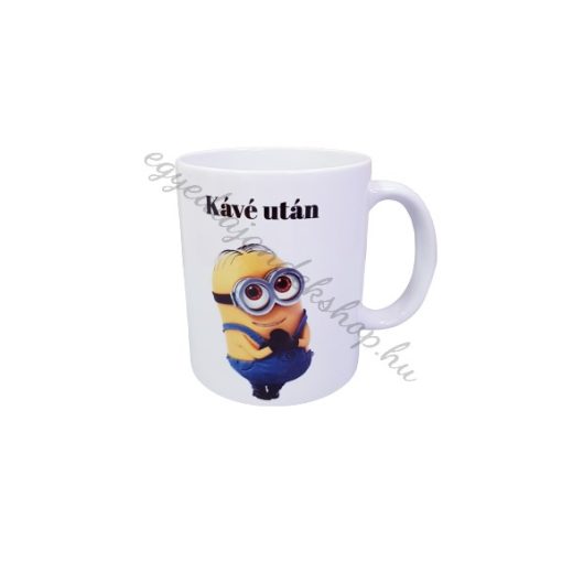 Kávé előtt után bögre